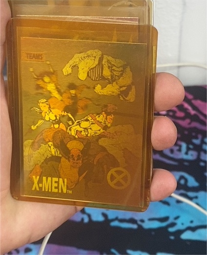 1992 Impel Marvel Universe Series 1 #XH-5 X-Men Teams Hologram — front