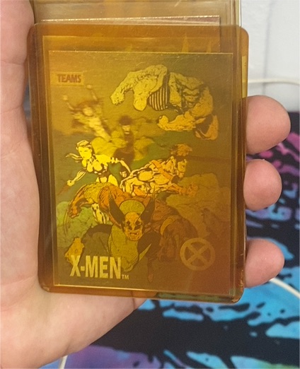 1992 Impel Marvel Universe Series 1 #XH-5 X-Men Team Hologram — front