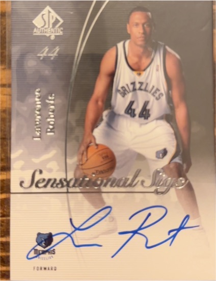 2005-06 Upper Deck SP Authentic Sensational Sigs #44 Lawrence Roberts — front