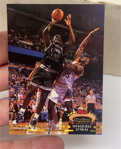 1992-93 Topps Stadium Club #201 Shaquille O'Neal — front