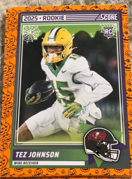 2025 Panini Score-A-Treat #34 Tez Johnson Rookie — front