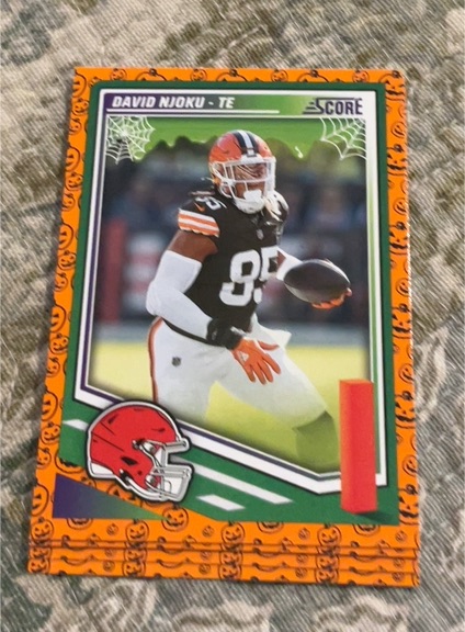 2025 Score A Treat Halloween #113 David Njoku — front