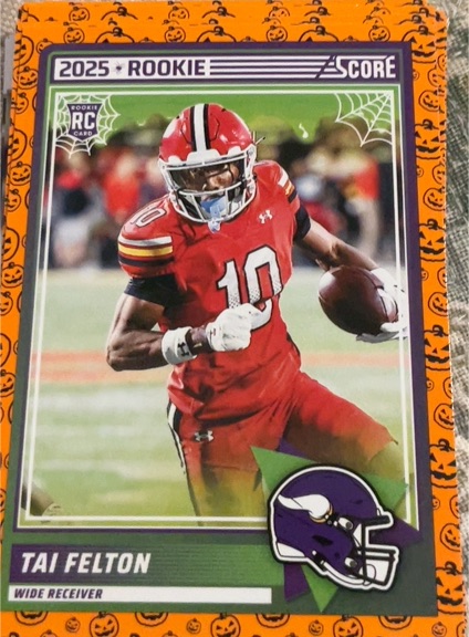 2025 Panini Score A Treat #60 Tai Felton — front