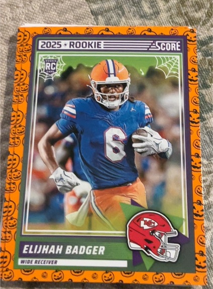 2025 Score-A-Treat #69 Elijah Badger — front