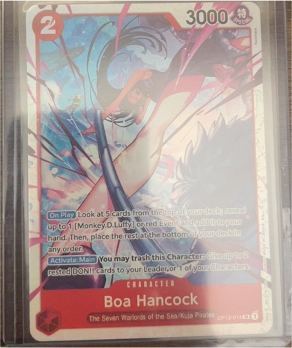 2025 One Piece Legacy of the Master OP12-014 Boa Hancock — front