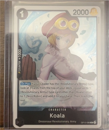 One Piece TCG OP12-086 Koala — front