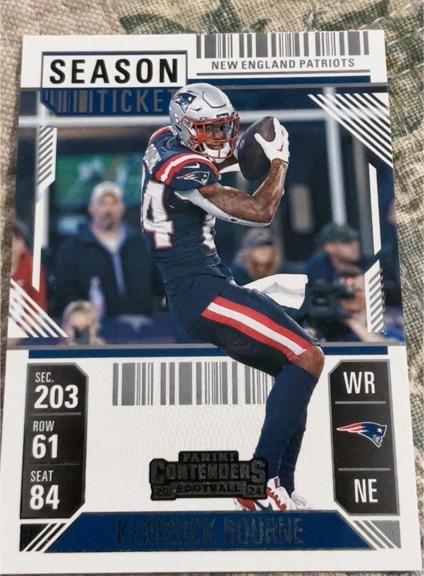 2024 Panini Contenders #69 Kendrick Bourne Season Ticket — front