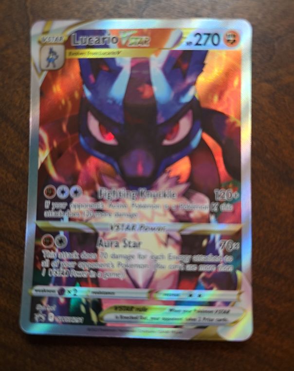 2023 Pokémon TCG SWSH291 Lucario VSTAR — front