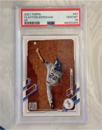 2021 Topps #67 Clayton Kershaw SP — front