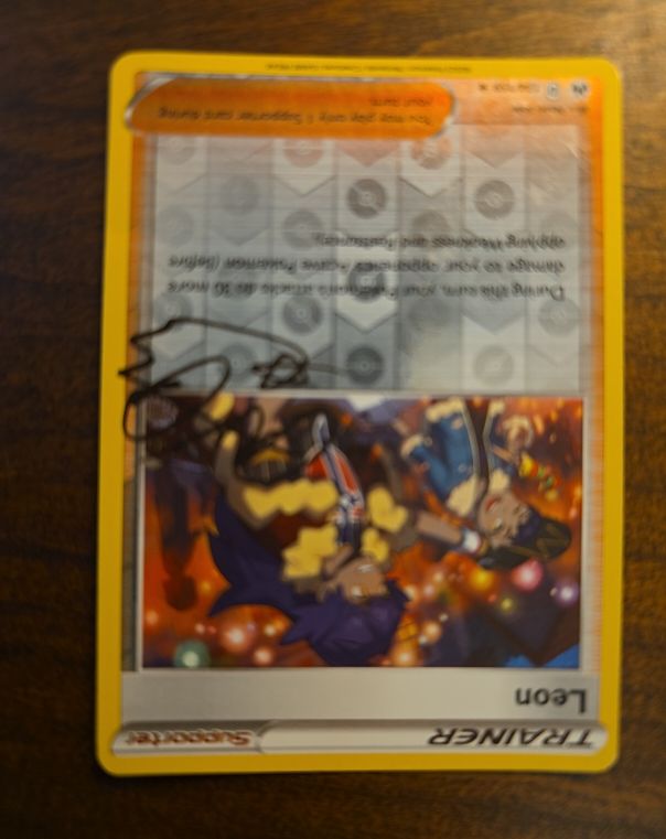 2023 Pokemon Crown Zenith #134 Leon — front