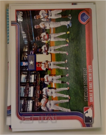 2025 Topps Series 2 #409 Texas Taters Great 8 Take Their Cuts — front