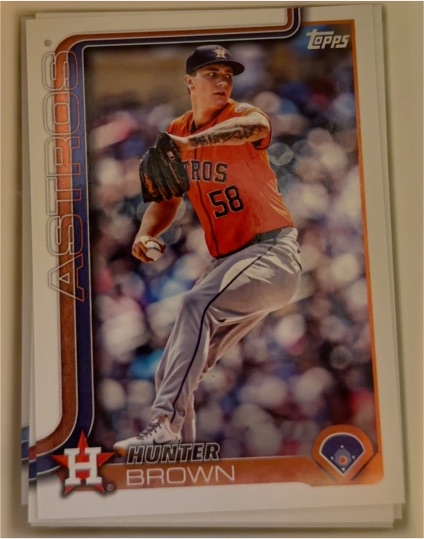 2025 Topps #693 Hunter Brown — front