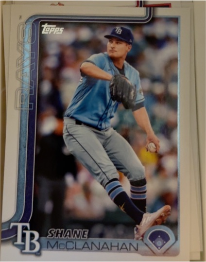 2025 Topps #492 Shane McClanahan — front
