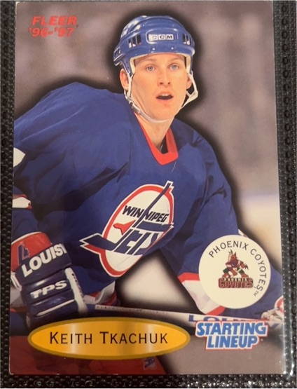 1996-97 Fleer Starting Lineup #4 Keith Tkachuk — front