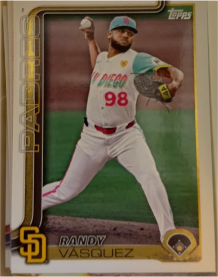 2025 Topps Series 2 #456 Randy Vasquez — front