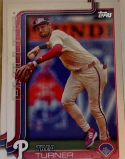 2025 Topps #450 Trea Turner — front