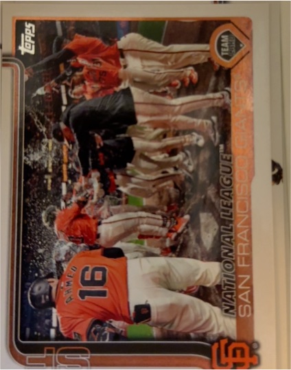 2025 Topps #514 San Francisco Giants — front