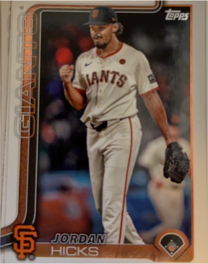 2025 Topps #520 Jordan Hicks — front