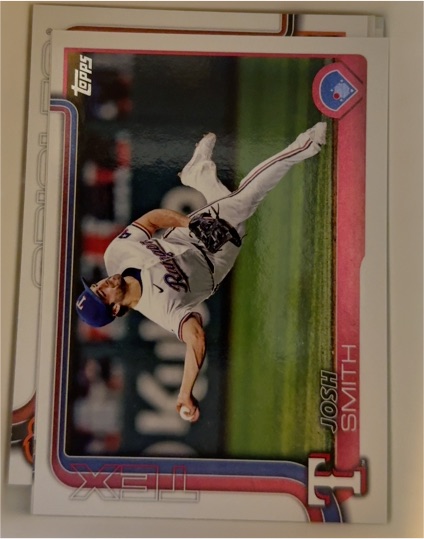 2025 Topps Series 2 TEX Josh Smith — front