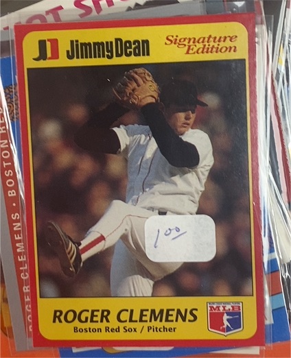 1991 Jimmy Dean Signature Edition #18 Roger Clemens — front