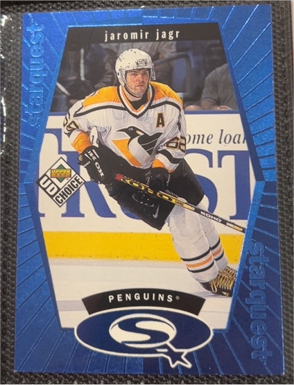 1998-99 Upper Deck Choice StarQuest Blue #SQ16 Jaromir Jagr — front