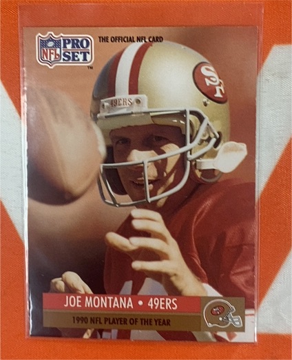 1991 Pro Set #3 Joe Montana — front