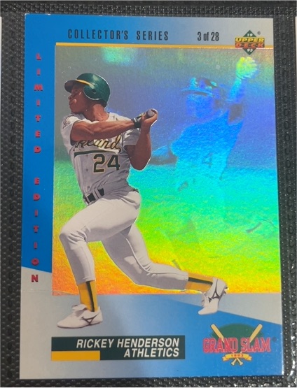 1993 Upper Deck Collector's Series #3 Rickey Henderson — front