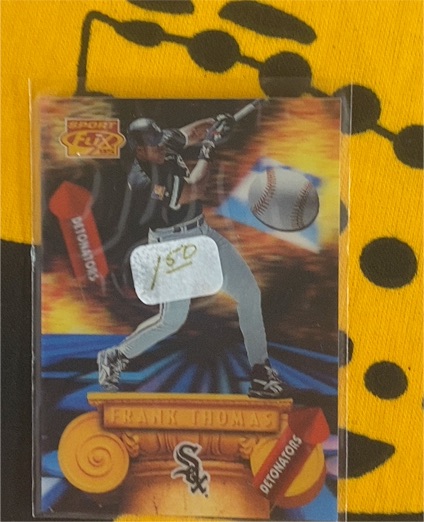 1995 Sportflix Detonators #DE4 Frank Thomas — front