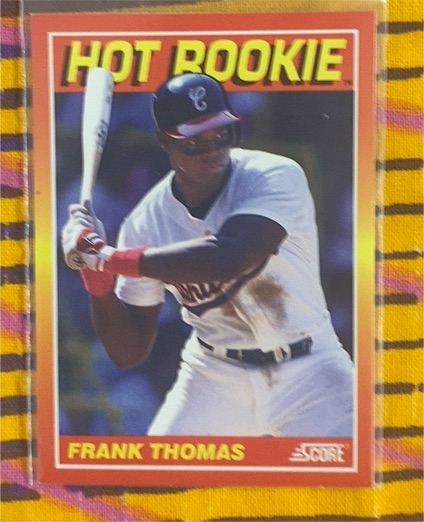 1991 Score #4 Frank Thomas Hot Rookie — front