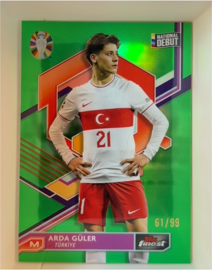 2023 Topps Finest Road to UEFA Euro 2024 #92 Arda Güler — front