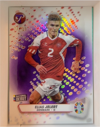 2023 Topps Pristine Road To Euro 2024 #100 Elias Jelert — front
