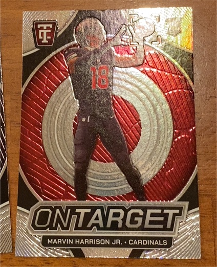 2024 Panini Totally Certified #5 Marvin Harrison Jr. On Target — front