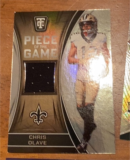 2024 Panini Totally Certified Piece of the Game #POTG-COE Chris Olave — front