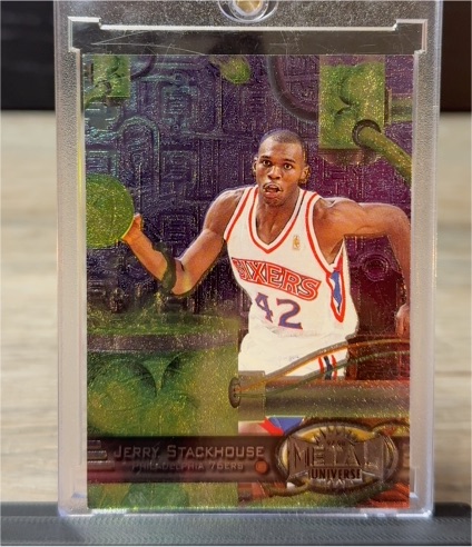 1997-98 Skybox Metal Universe #95 Jerry Stackhouse — front