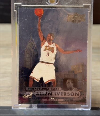 1997-98 Fleer Metal Universe Championship #26 Allen Iverson — front