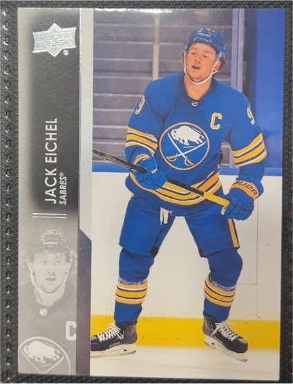 2021-22 Upper Deck #22 Jack Eichel — front