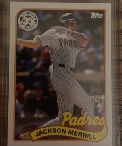 2024 Topps Update #89US-35 Jackson Merrill — front