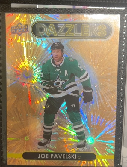 2021-22 Upper Deck Series 1 Dazzlers #DZ-17 Joe Pavelski — front