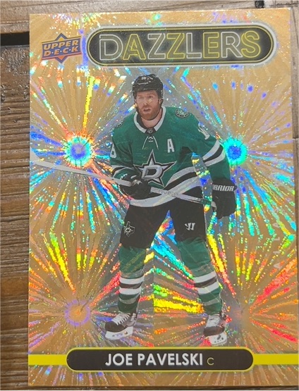 2021-22 Upper Deck Dazzlers Orange #DZ-17 Joe Pavelski — front