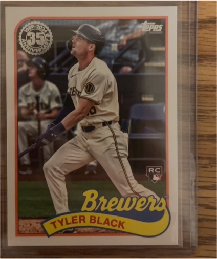 2024 Topps Update Series - 1989 Topps Baseball #89US-11 Tyler Black — front