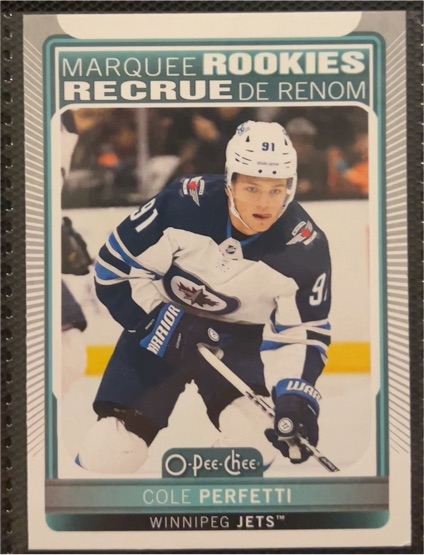 2021-22 O-Pee-Chee Marquee Rookies #613 Cole Perfetti — front