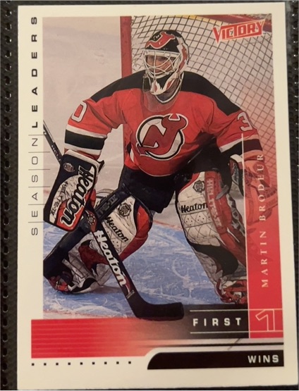 1999-00 Upper Deck Victory #346 Martin Brodeur — front
