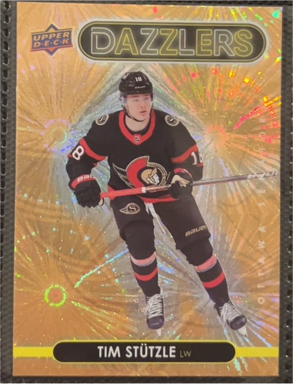 2021-22 Upper Deck Dazzlers #DZ-33 Tim Stutzle — front