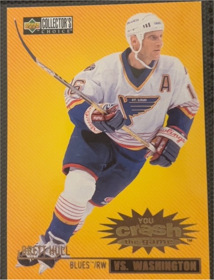 1997-98 Collector's Choice Crash the Game #C26A Brett Hull — front