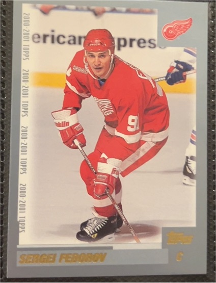 2000-01 Topps #125 Sergei Fedorov — front