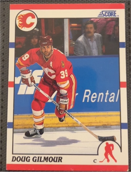 1990-91 Score #155 Doug Gilmour — front