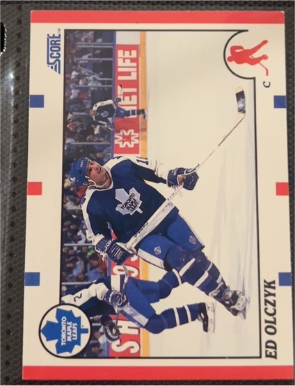 1990-91 Score #210 Ed Olczyk — front