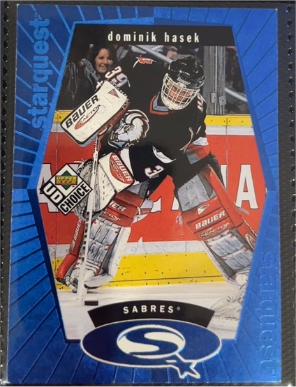 1998-99 Upper Deck Choice StarQuest #SQ4 Dominik Hasek — front