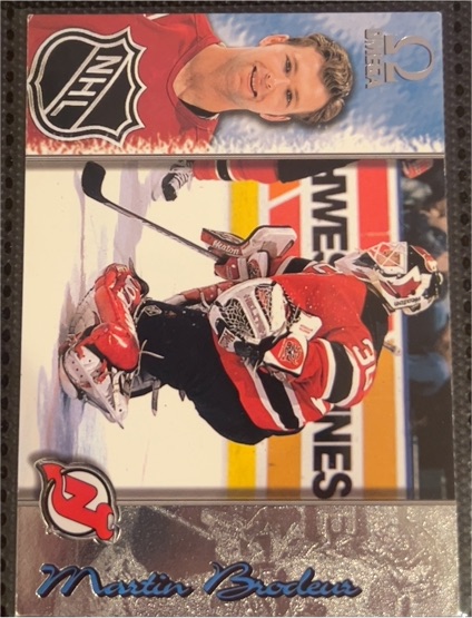 1998-99 Pacific Ice Blue #127 Martin Brodeur — front