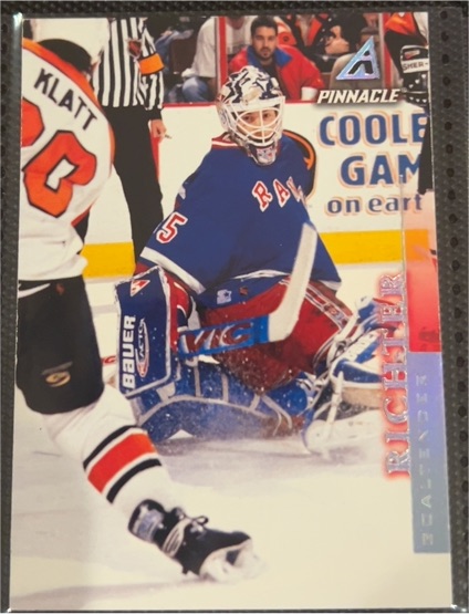 1997-98 Pinnacle #55 Mike Richter — front
